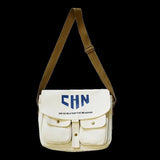 Japanese Canvas Cross Body Bag Men Large Capacity