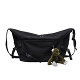 Japanese Canvas Messenger Bag Unisex Large Capacity Shoulder Bags Ladies Casual