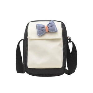 Japanese Canvas Women Bags Harajuku Style Small Square Bag