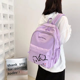 Japanese Women Backpack Waterproof Travel Large Capacity School Bags