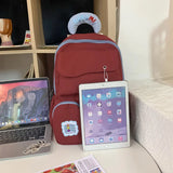 Japanese Casual Girl Backpack Women Large Capacity Travel Waterproof Laptop
