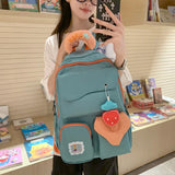 Japanese Casual Girl Backpack Women Large Capacity Travel Waterproof Laptop