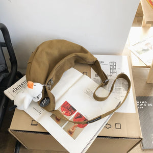 Japanese Style Messenger Bag Casual Lazy Ins Couple Bag Shoulder Bag