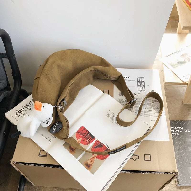 Japanese Style Messenger Bag Casual Lazy Ins Couple Bag Shoulder Bag