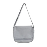 Japanese Cotton Cloth Big Lady Satchels Unisex Cross Body Bag