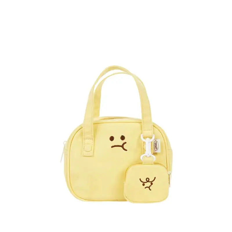 Japanese Angry Toast Women Canvas Bag Small Handbag Messenger Bag