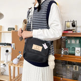 Japanese Little Bear Soft Girl Crossbody Bag Funny Personality Student Small Bag
