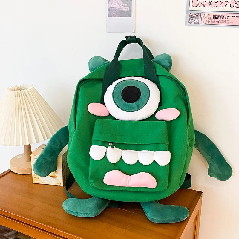 Japanese Schoolbag Girl Funny Ugly Cartoon Monster Doll Student Backpack