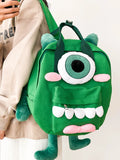 Japanese Schoolbag Girl Funny Ugly Cartoon Monster Doll Student Backpack