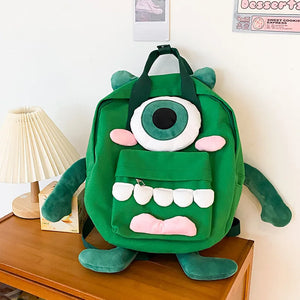 Japanese Schoolbag Girl Funny Ugly Cartoon Monster Doll Student Backpack