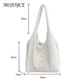 Japanese Cartoon Embroidery Large Capacity Ladies Book Bag