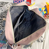 Japanese Women Backpack Preppy Large-capacity Schoolbag Female Messenger Bag Sho