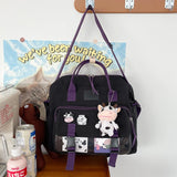 Japanese Women Backpack Preppy Large-capacity Schoolbag Female Messenger Bag Sho