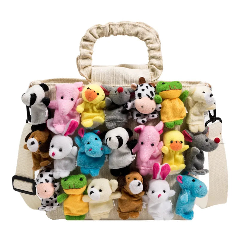 Japanese Canvas Bag Woman Cartoon Toy Decoration Shoulder Bags