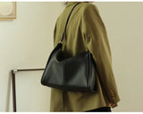 Japanese Large Capacity Tote Bag Casual Solid Shoulder Bag