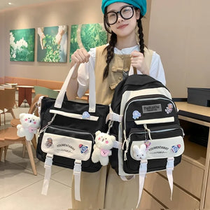 Japanese Style Women Backpack School Bag Waterproof Shoulder Bags