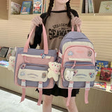 Japanese Style Women Backpack School Bag Waterproof Shoulder Bags