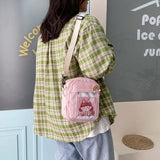 Japanese Women Shoulder Bag Canvas Crossbody Bags For Girls