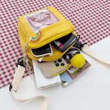 Japanese Women Shoulder Bag Canvas Crossbody Bags For Girls