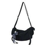 Japanese Functional Nylon Sling Bag Large Capacity Shoulder Handbags