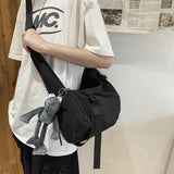 Japanese Functional Nylon Sling Bag Large Capacity Shoulder Handbags