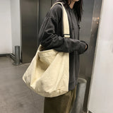 Japanese Harajuku Canvas Messenger Bag Retro Handbag Soft Pockets