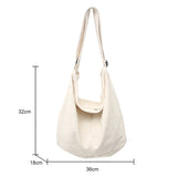 Japanese Harajuku Canvas Messenger Bag Retro Handbag Soft Pockets