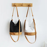 Japanese Harajuku Classic Bucket Shoulder Bag Canvas Storage Mobile Phone Pouch