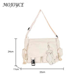 Harajuku Crossbody Bag Nylon Messenger Pouch High School Book Bag