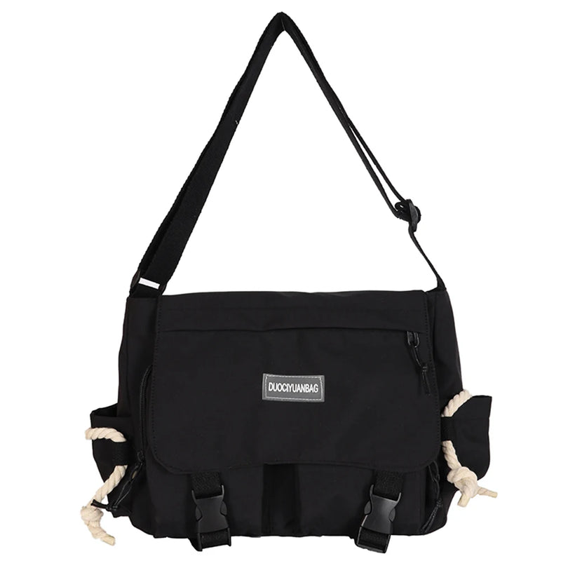Japanese Harajuku Crossbody Bags Casual Nylon Messenger Pouch