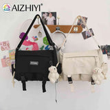 Japanese Harajuku Crossbody Bag Nylon Messenger Pouch Soft Student Tutorial
