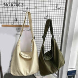 Japanese Harajuku Crossbody Messenger Handbags Solid Retro Messenger Handbags