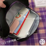 Japanese Harajuku Girl Student Backpack Retro Style Large Capacity Messenger Bag