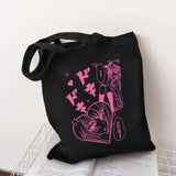 Japanese Harajuku Shopper Bag Anime Chainsaw Man Pochita Shopping Bag