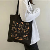 Japanese Harajuku Shopper Bag Anime Chainsaw Man Pochita Shopping Bag