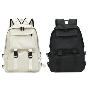 Japanese Harajuku Style Backpack Solid Shoulder Bag