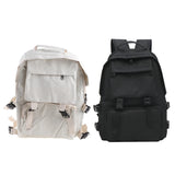 Japanese Harajuku Style Backpack Solid Shoulder Bag Laptop Daypack