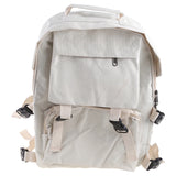Japanese Harajuku Style Backpack Multiple Pockets Solid Shoulder Bag