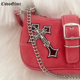 Japanese Harajuku Totes Crossbody Bag Women Pu Leather Handbags