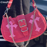 Japanese Harajuku Totes Crossbody Bag Women Pu Leather Handbags