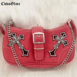 Japanese Harajuku Totes Crossbody Bag Women Pu Leather Handbags