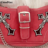 Japanese Harajuku Totes Crossbody Bag Women Pu Leather Handbags
