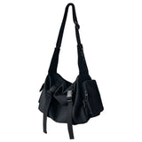 Japanese Harajuku Messenger Bag Canvas Crossbody Large Capacity Handbag