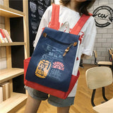 Japanese Harajuku Student School Bag Large Capacity Women Backpack