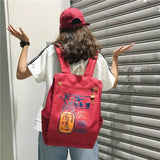 Japanese Harajuku Student School Bag Large Capacity Women Backpack