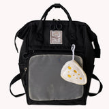 Japanese High School Backpack Teenage Girl Large Capacity Nylon Bookbag Harajuku