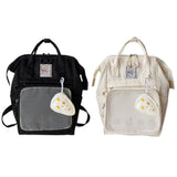 Japanese High School Backpack Teenage Girl Large Capacity Nylon Bookbag Harajuku