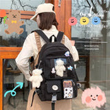 Japanese High School Girls Schoolbags Women Harajuku Bookbags Large Capacity