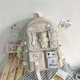 Japanese High School Girls Schoolbags Women Harajuku Bookbags Large Capacity