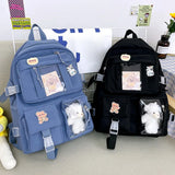Japanese High School Girls Schoolbags Women Harajuku Bookbags Large Capacity